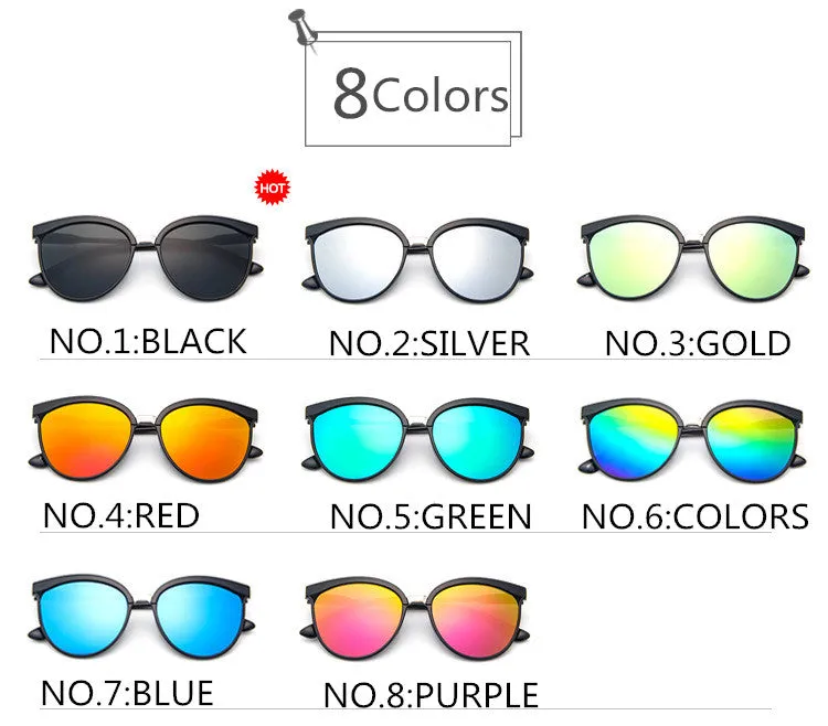Women Luxury Sun Glasses Classic Retro Cat Eye