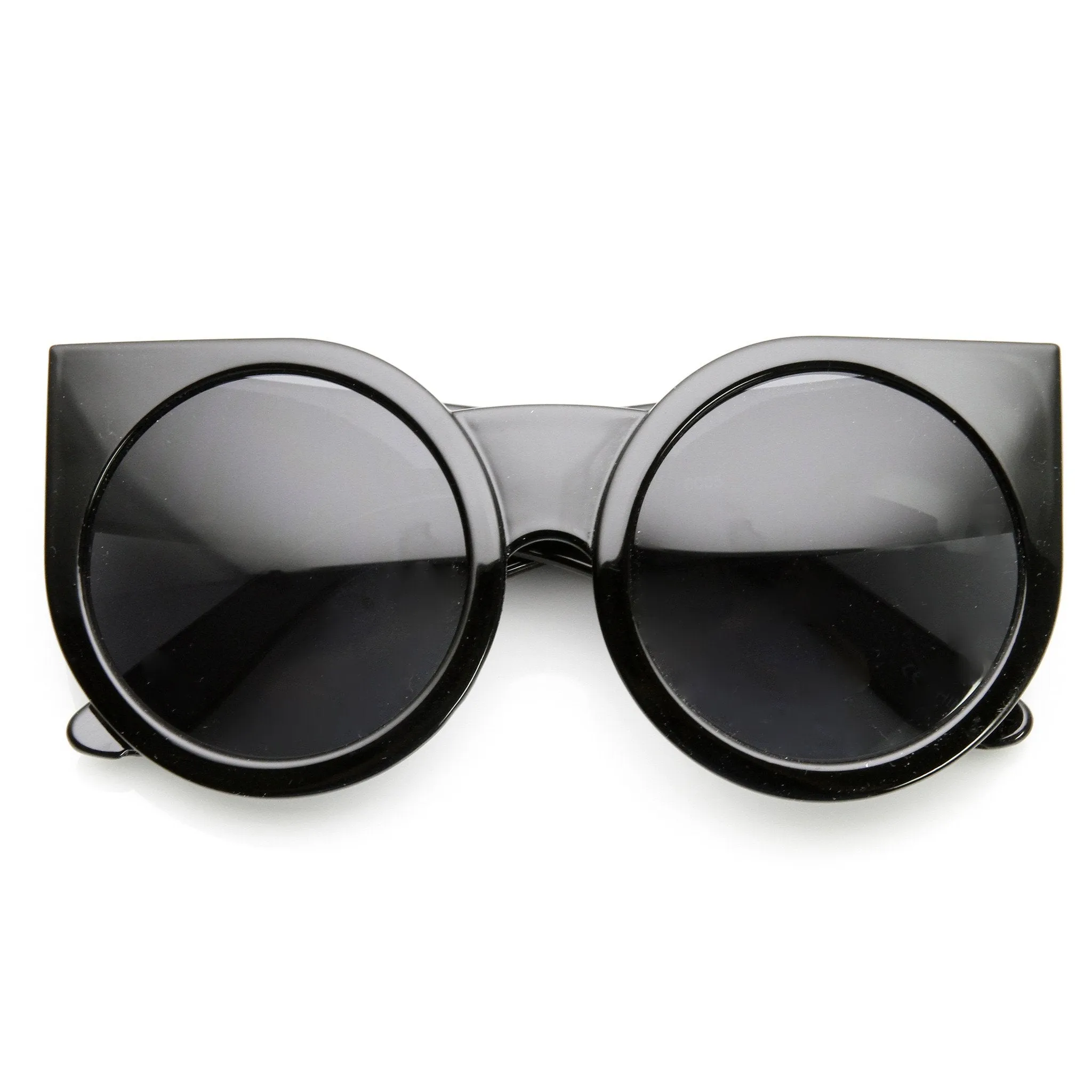 Women's Designer Super Bold Round Cat Eye Sunglasses 9278