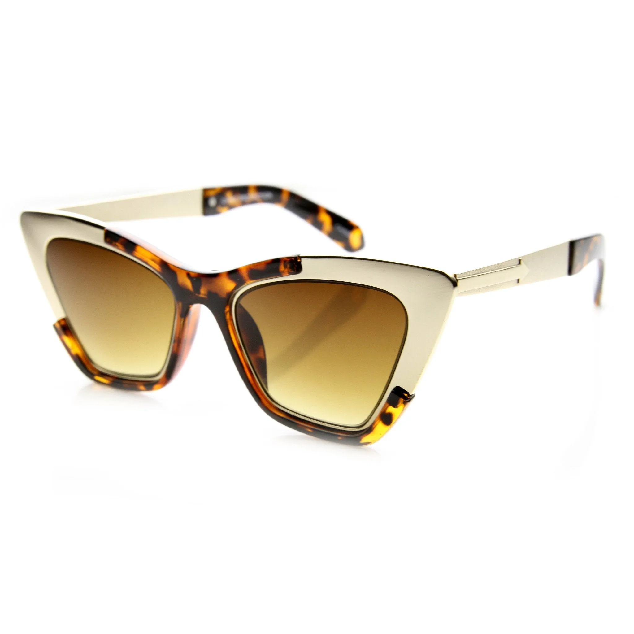 Womens Modern Designer Fashion Cat Eye Sunglasses 9601