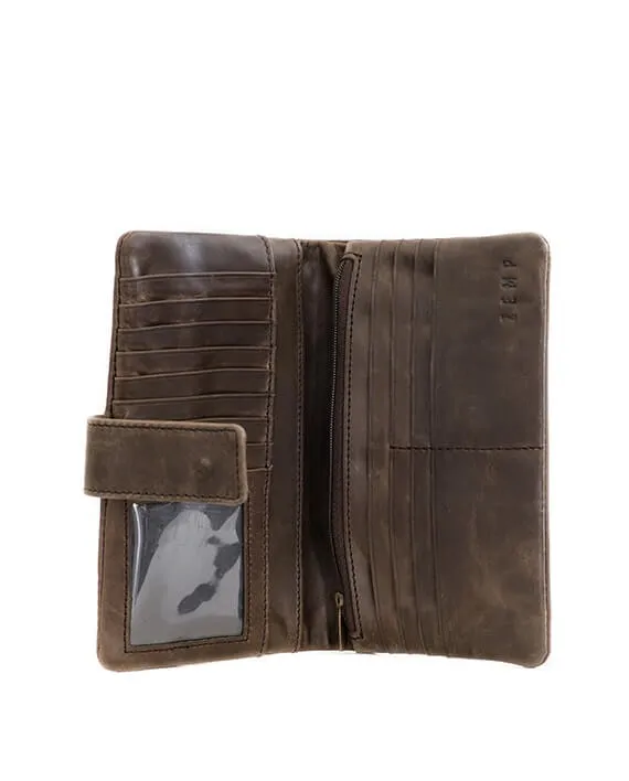 Zemp Carlene 15 CC Wallet | Waxy Brown