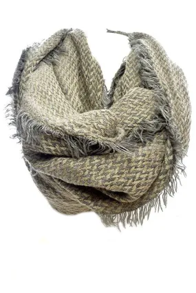 Zigzag Pattern Infinity Scarf