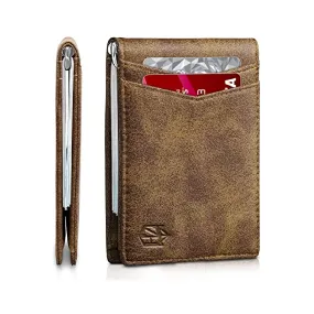 Zitahli Slim Wallets for Men RFID Money Clip Wallet